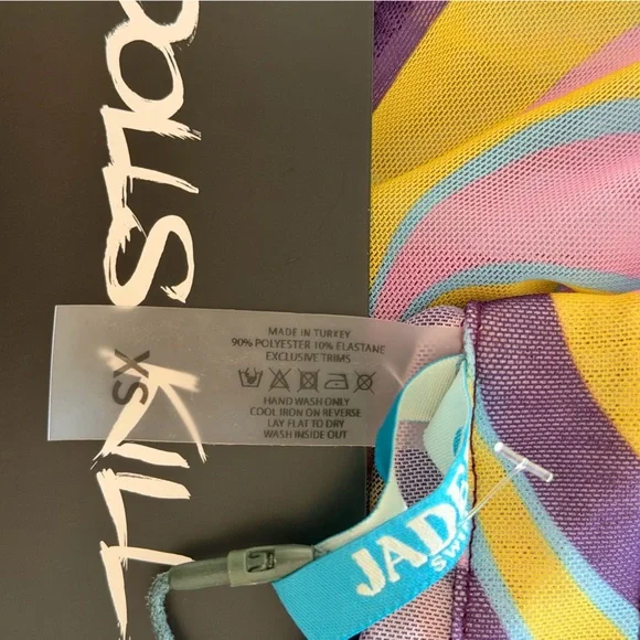 NWT Jaded London Retro Floral Print Mesh Sleeveless Shirt Dress XS DOLLSKILL - Picture 9 of 10